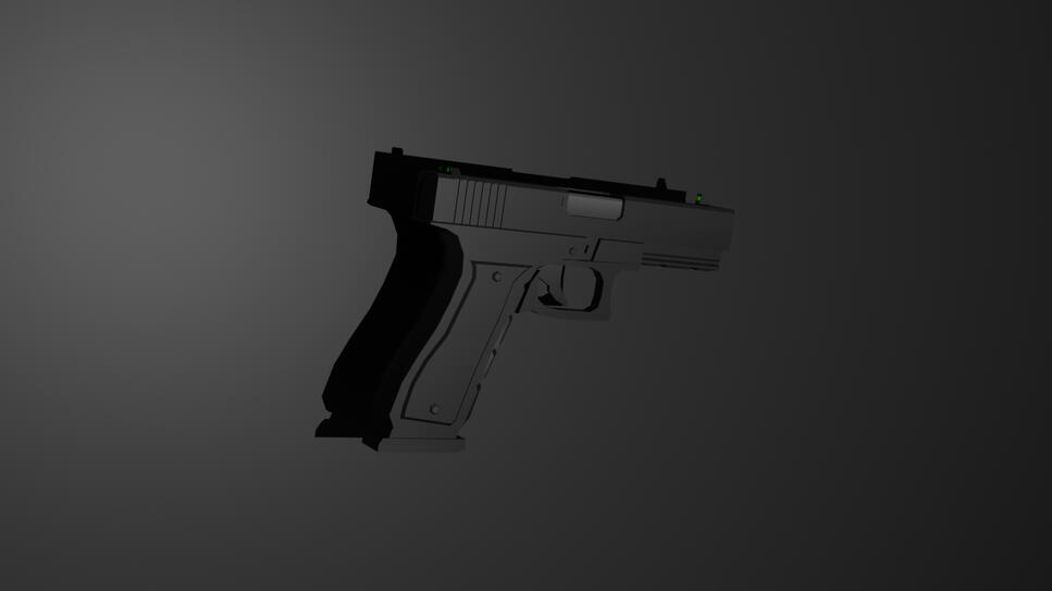 Low Poly Glock